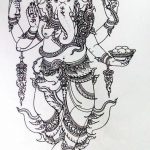 фото Эскизы индийских тату от 09.10.2017 №072 - Sketches of Indian tattoos - tatufoto.com