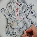 фото Эскизы индийских тату от 09.10.2017 №111 - Sketches of Indian tattoos - tatufoto.com
