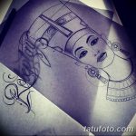 фото Эскизы тату Нефертити от 02.10.2017 №004 - Sketches of Nefertiti - tatufoto.com