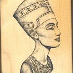 фото Эскизы тату Нефертити от 02.10.2017 №007 - Sketches of Nefertiti - tatufoto.com