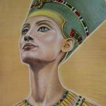 фото Эскизы тату Нефертити от 02.10.2017 №012 - Sketches of Nefertiti - tatufoto.com