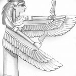 фото Эскизы тату Нефертити от 02.10.2017 №026 - Sketches of Nefertiti - tatufoto.com