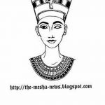 фото Эскизы тату Нефертити от 02.10.2017 №039 - Sketches of Nefertiti - tatufoto.com