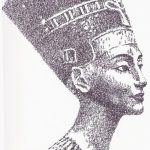 фото Эскизы тату Нефертити от 02.10.2017 №076 - Sketches of Nefertiti - tatufoto.com