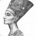 фото Эскизы тату Нефертити от 02.10.2017 №105 - Sketches of Nefertiti - tatufoto.com