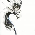 фото Эскизы тату орёл от 21.10.2017 №006 - Sketches of an eagle tattoo - tatufoto.com