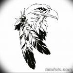 фото Эскизы тату орёл от 21.10.2017 №008 - Sketches of an eagle tattoo - tatufoto.com
