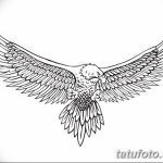 фото Эскизы тату орёл от 21.10.2017 №010 - Sketches of an eagle tattoo - tatufoto.com
