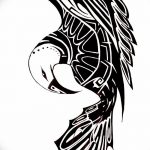 фото Эскизы тату орёл от 21.10.2017 №014 - Sketches of an eagle tattoo - tatufoto.com