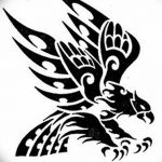 фото Эскизы тату орёл от 21.10.2017 №023 - Sketches of an eagle tattoo - tatufoto.com