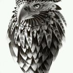фото Эскизы тату орёл от 21.10.2017 №028 - Sketches of an eagle tattoo - tatufoto.com