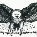 фото Эскизы тату орёл от 21.10.2017 №033 - Sketches of an eagle tattoo - tatufoto.com