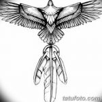 фото Эскизы тату орёл от 21.10.2017 №036 - Sketches of an eagle tattoo - tatufoto.com