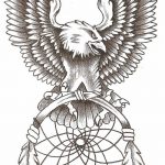 фото Эскизы тату орёл от 21.10.2017 №037 - Sketches of an eagle tattoo - tatufoto.com