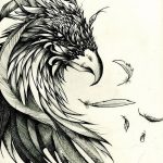фото Эскизы тату орёл от 21.10.2017 №045 - Sketches of an eagle tattoo - tatufoto.com