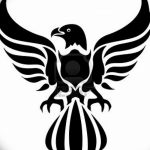 фото Эскизы тату орёл от 21.10.2017 №054 - Sketches of an eagle tattoo - tatufoto.com