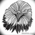 фото Эскизы тату орёл от 21.10.2017 №066 - Sketches of an eagle tattoo - tatufoto.com