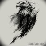фото Эскизы тату орёл от 21.10.2017 №070 - Sketches of an eagle tattoo - tatufoto.com 234235156123