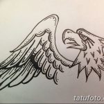 фото Эскизы тату орёл от 21.10.2017 №080 - Sketches of an eagle tattoo - tatufoto.com
