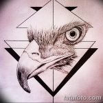 фото Эскизы тату орёл от 21.10.2017 №089 - Sketches of an eagle tattoo - tatufoto.com