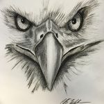 фото Эскизы тату орёл от 21.10.2017 №093 - Sketches of an eagle tattoo - tatufoto.com