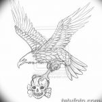 фото Эскизы тату орёл от 21.10.2017 №099 - Sketches of an eagle tattoo - tatufoto.com