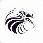 фото Эскизы тату орёл от 21.10.2017 №105 - Sketches of an eagle tattoo - tatufoto.com