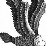 фото Эскизы тату орёл от 21.10.2017 №107 - Sketches of an eagle tattoo - tatufoto.com