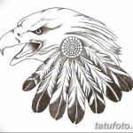 фото Эскизы тату орёл от 21.10.2017 №111 - Sketches of an eagle tattoo - tatufoto.com