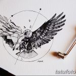 фото Эскизы тату орёл от 21.10.2017 №117 - Sketches of an eagle tattoo - tatufoto.com