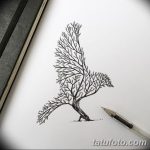фото Эскизы тату орёл от 21.10.2017 №122 - Sketches of an eagle tattoo - tatufoto.com