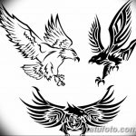 фото Эскизы тату орёл от 21.10.2017 №129 - Sketches of an eagle tattoo - tatufoto.com