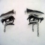 фото Эскизы тату слеза под глазом от 10.10.2017 №007 - Sketches of a tear - tatufoto.com