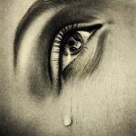 фото Эскизы тату слеза под глазом от 10.10.2017 №008 - Sketches of a tear - tatufoto.com