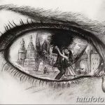 фото Эскизы тату слеза под глазом от 10.10.2017 №017 - Sketches of a tear - tatufoto.com