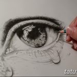 фото Эскизы тату слеза под глазом от 10.10.2017 №048 - Sketches of a tear - tatufoto.com
