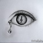 фото Эскизы тату слеза под глазом от 10.10.2017 №059 - Sketches of a tear - tatufoto.com