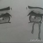 фото Эскизы тату слеза под глазом от 10.10.2017 №061 - Sketches of a tear - tatufoto.com