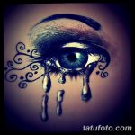 фото Эскизы тату слеза под глазом от 10.10.2017 №062 - Sketches of a tear - tatufoto.com