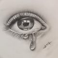фото Эскизы тату слеза под глазом от 10.10.2017 №093 - Sketches of a tear - tatufoto.com