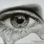 фото Эскизы тату слеза под глазом от 10.10.2017 №094 - Sketches of a tear - tatufoto.com
