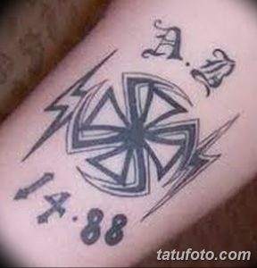 фото нацистские тату 88 от 28.10.2017 №016 - Nazi tattoos 88 - tatufoto.com