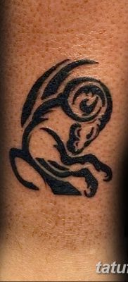 фото тату Овен от 21.10.2017 №012 — tattoo Aries — tatufoto.com