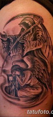 фото тату ангел смерти от 28.10.2017 №026 — angel death tattoo — tatufoto.com