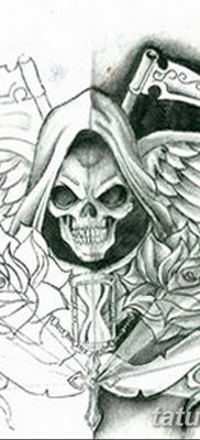 фото тату ангел смерти от 28.10.2017 №046 — angel death tattoo — tatufoto.com