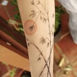 фото тату бамбук от 18.10.2017 №050 - tattoo bamboo - tatufoto.com