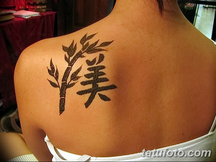 фото тату бамбук от 18.10.2017 №090 - tattoo bamboo - tatufoto.com
