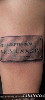фото тату даты рождения от 11.10.2017 №113 — Date of birth tattoo — tatufoto.com