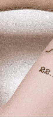 фото тату даты рождения от 11.10.2017 №143 — Date of birth tattoo — tatufoto.com