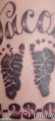 фото тату даты рождения от 11.10.2017 №145 — Date of birth tattoo — tatufoto.com